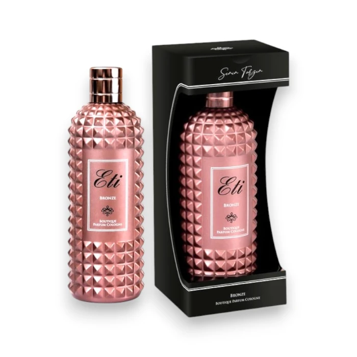 Bronze 300 Ml Cam Şişe Boutique Parfüm Kolonya - Şık Kutulu