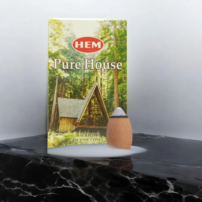 Doğal ve Saf Kokularla Evinizde Huzuru Yakalayın - Pure House Geri Akış Tütsü Konisi - qsmell.com