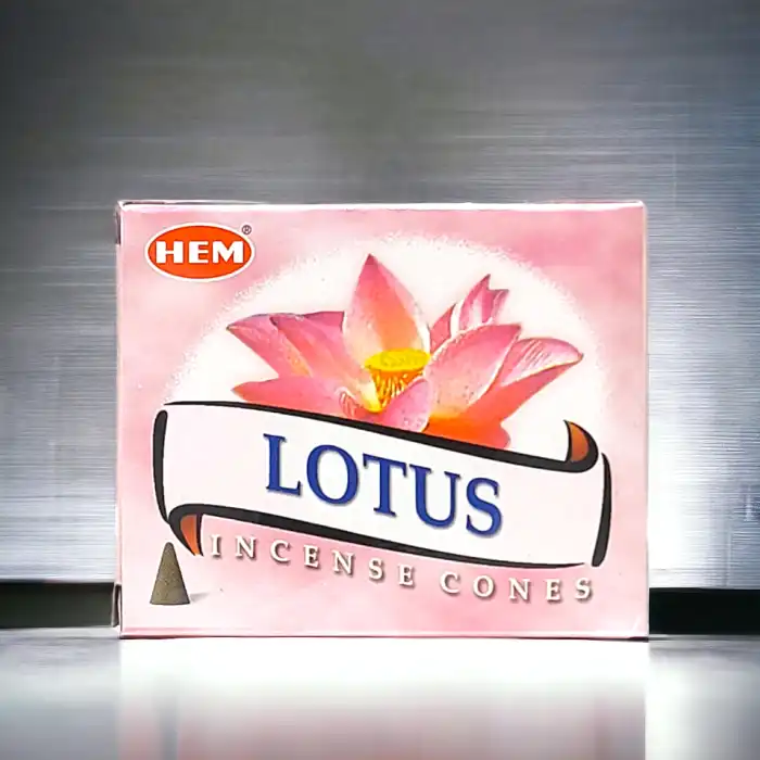 Doğal Konik Tütsü Lotus Çiçeği - Enerji ve Huzur Kaynağı - qsmell.com