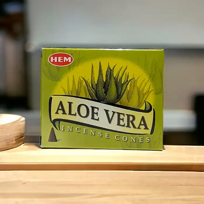 Doğal ve Etkili Konik Tütsü Aloe Vera - Qsmell - qsmell.com