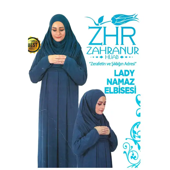 Zahranur Hijab Lady Namaz Elbisesi - Şık ve Rahat Namaz Kıyafeti - qsmell.com